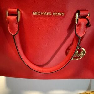 Michael Kors Bright Red Women's Bag LNC
